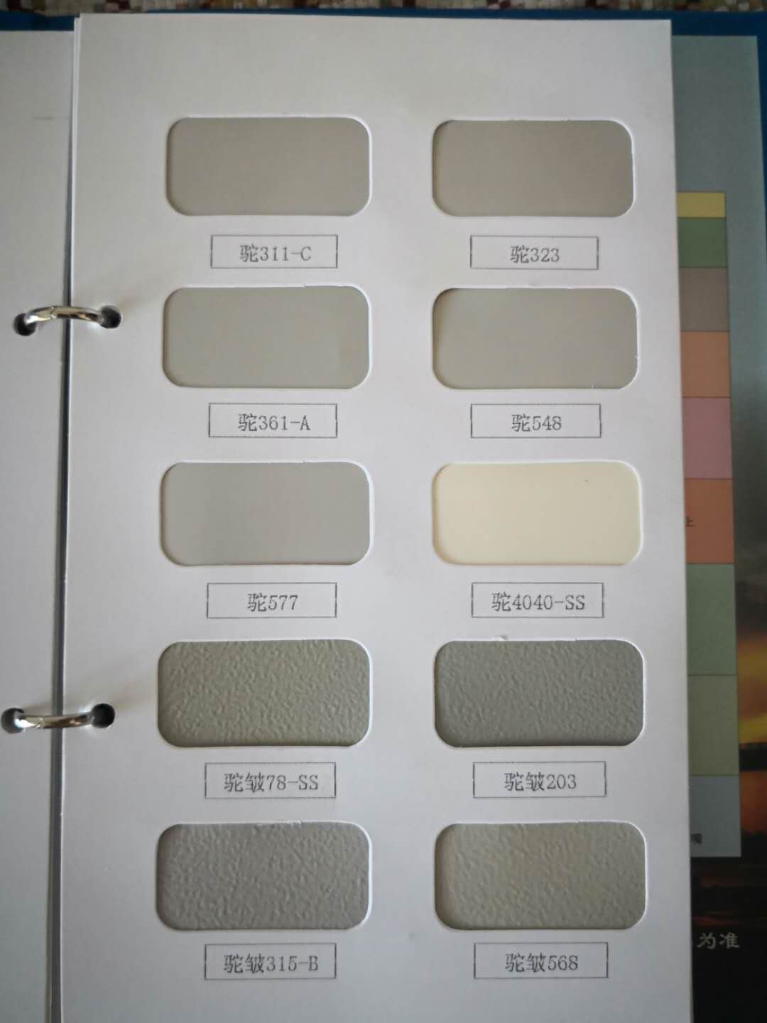 颜色色板